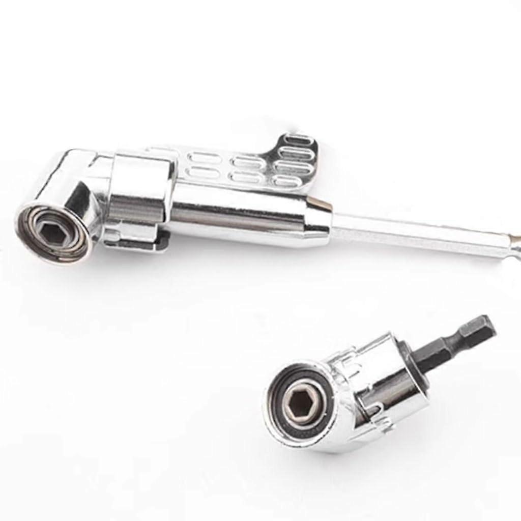 5PCS 105 Degree Right Angle Drill Adapter, Electrician's Laborsaving Bending Forward And Reverse Screwdriver