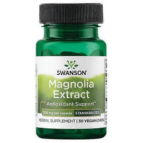 Swanson Vitamins Magnolia Extract Standardized,200 Mg,30 Vegan Caps