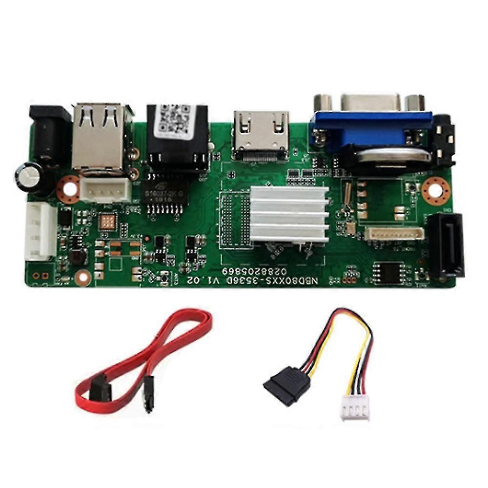 H265/H264 16CHx4K 5MP NVR Network Digital Video Recorder 1 SATA Cable for Motion Detection P2P XMEY