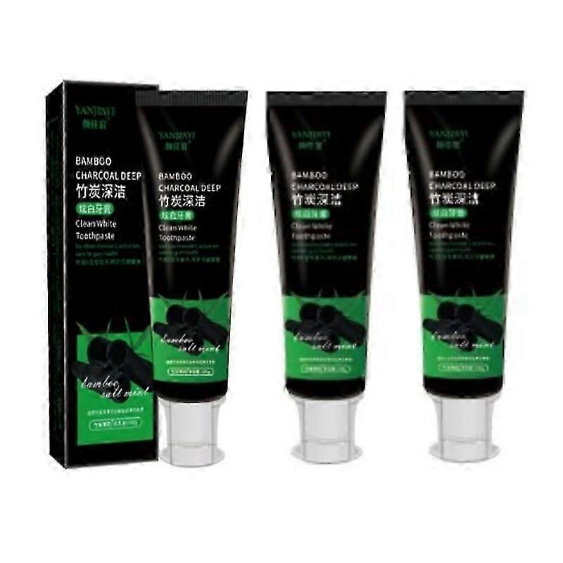 1-3個の竹炭歯磨き粉をホワイトニングとさわやかな息の活性炭歯磨き粉、歯の汚れの除去、煙の汚れ