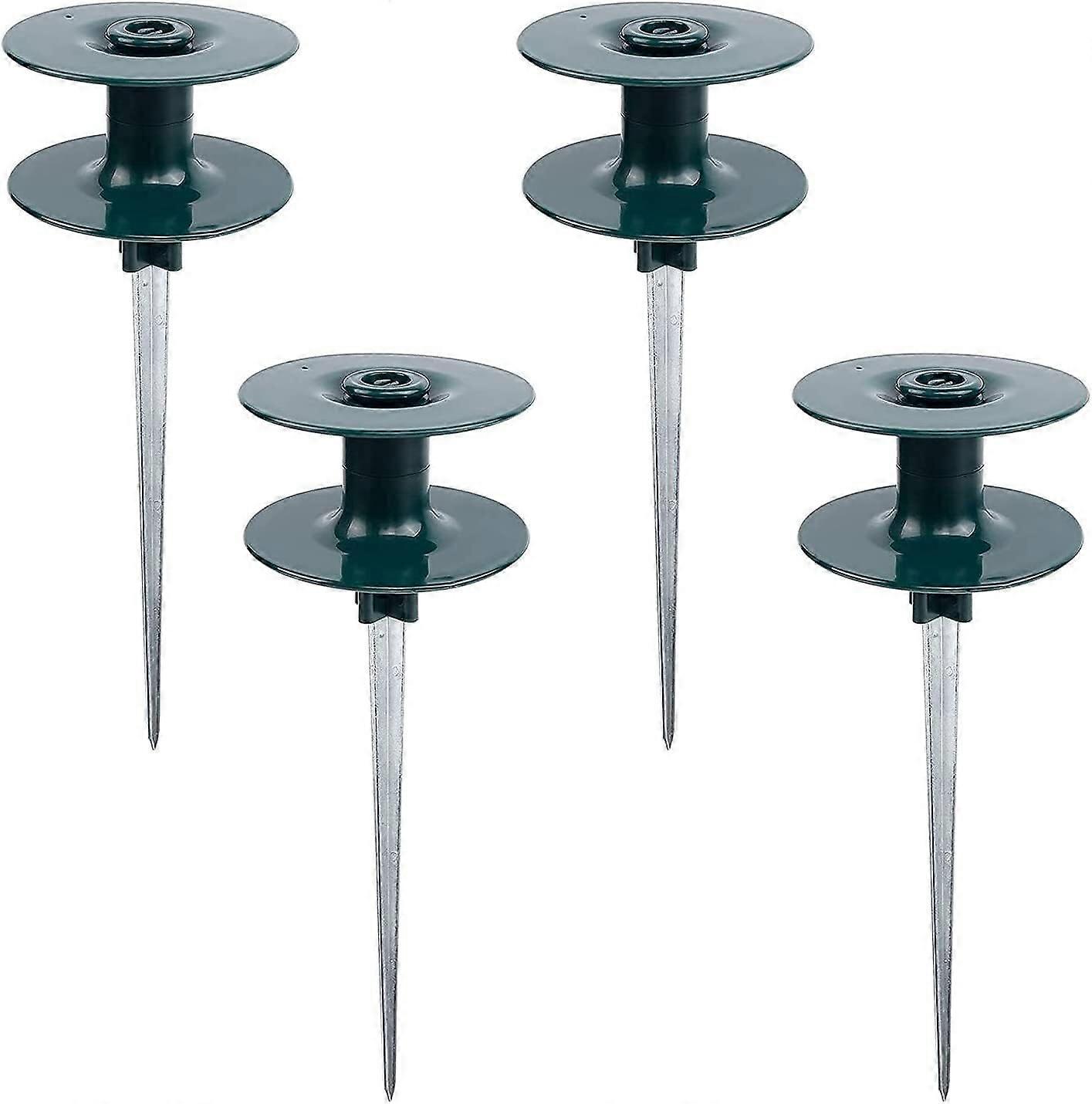 Hose Guide Spike - 4-Pack Garden Hose Guide Spikes for Lawn Support, Durable Plant Saver Tool for Yard