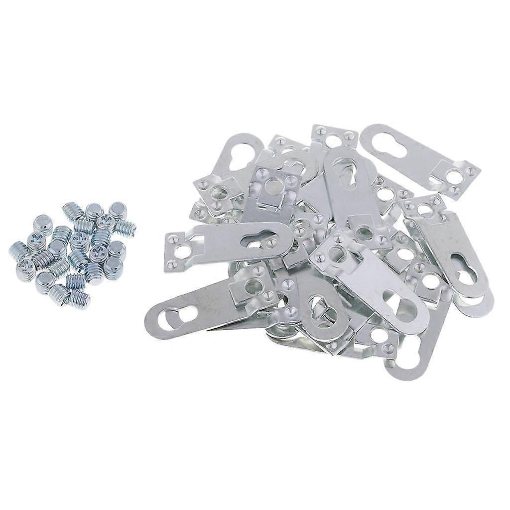 25pcs Hanger Fasteners For Picture Frames Mirrors Cabinet Bracket
