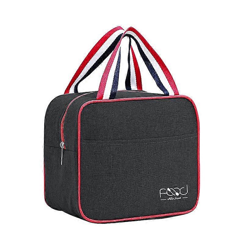Picnic Bag Lunch Bento Bag - Square Insulated Backpack for Office Workers, Durable Rice Container, Lightweight Design
