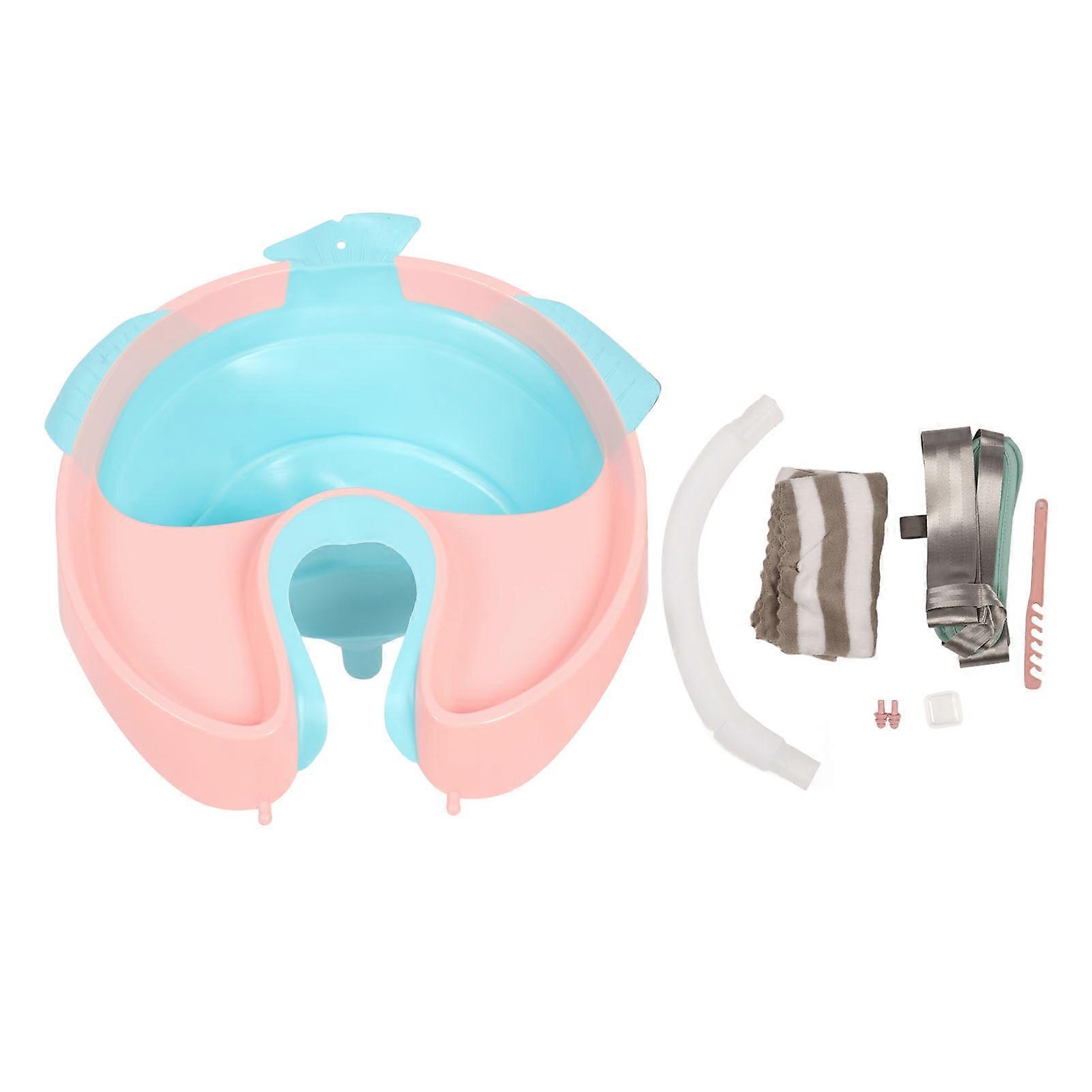 Bedridden Shampoo Basin, PP and TPE, Portable, Hair Washing Basin, for Pregnant Women, Elderly and Disabled, Near Bed or Bedside.