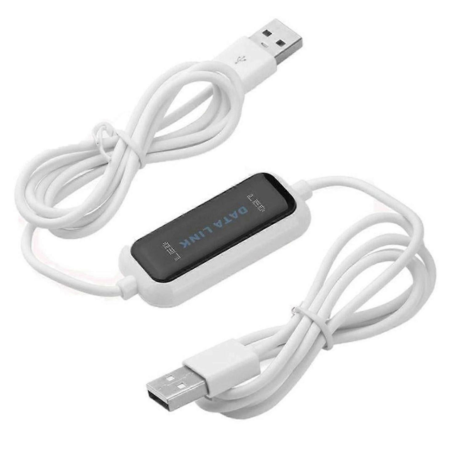 Portable USB PC to PC Transfer Cable Online Share Sync Link Net Direct Data File Transfer Bridge