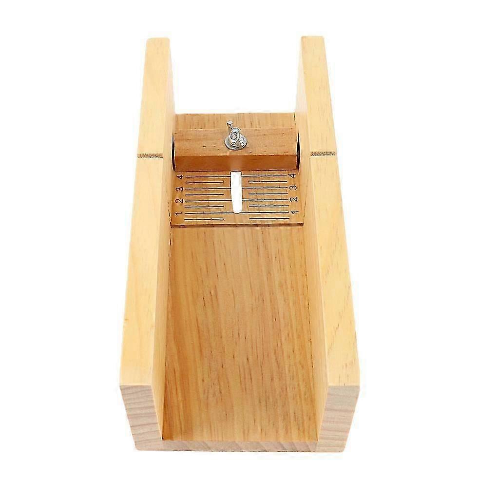 Precision Pine Wood Box Loaf Soap Cutter Adjustable Cutting Soap Planer Slicer
