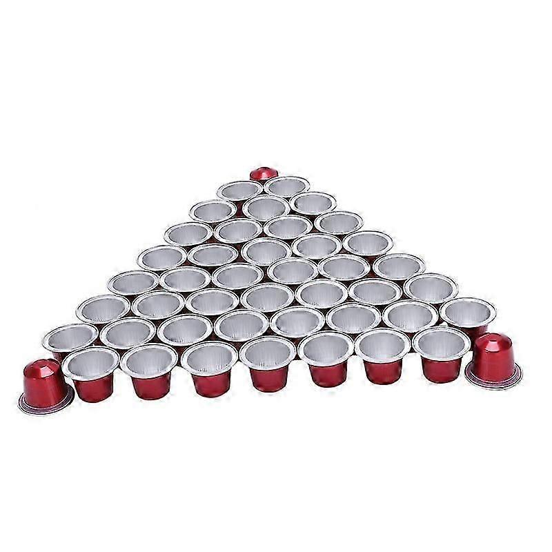 50 Sets Refillable Coffee Capsule Cup Disposable for Pod for Automatic Coffee Machine Food Package