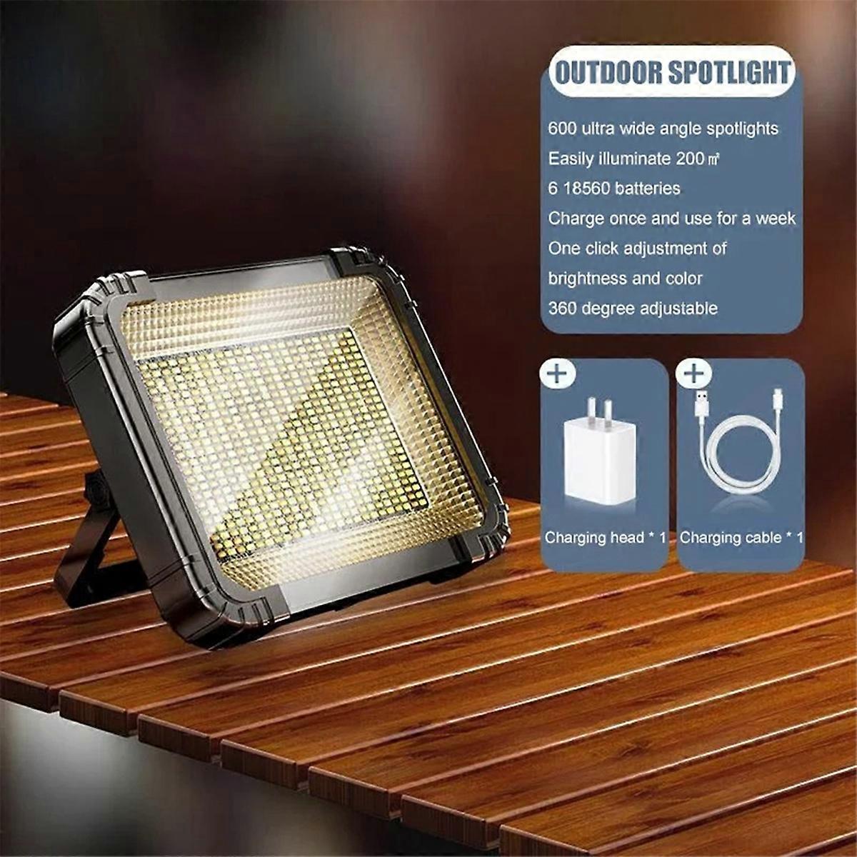 600LED Portable Lantern Tent Light Rechargeable Lantern