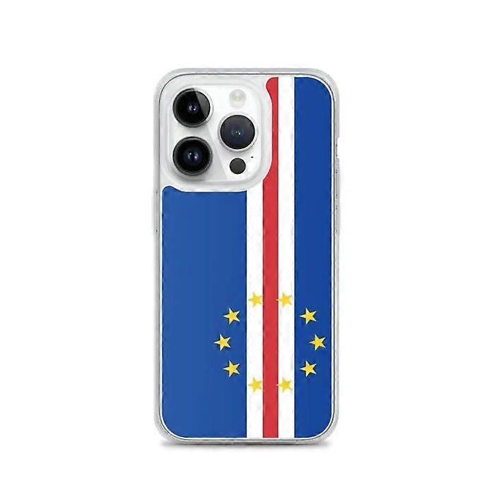 iPhone Case - Cape Verde - Flag - Flexible - Multicolor - Compatible with iPhone 14 Pro