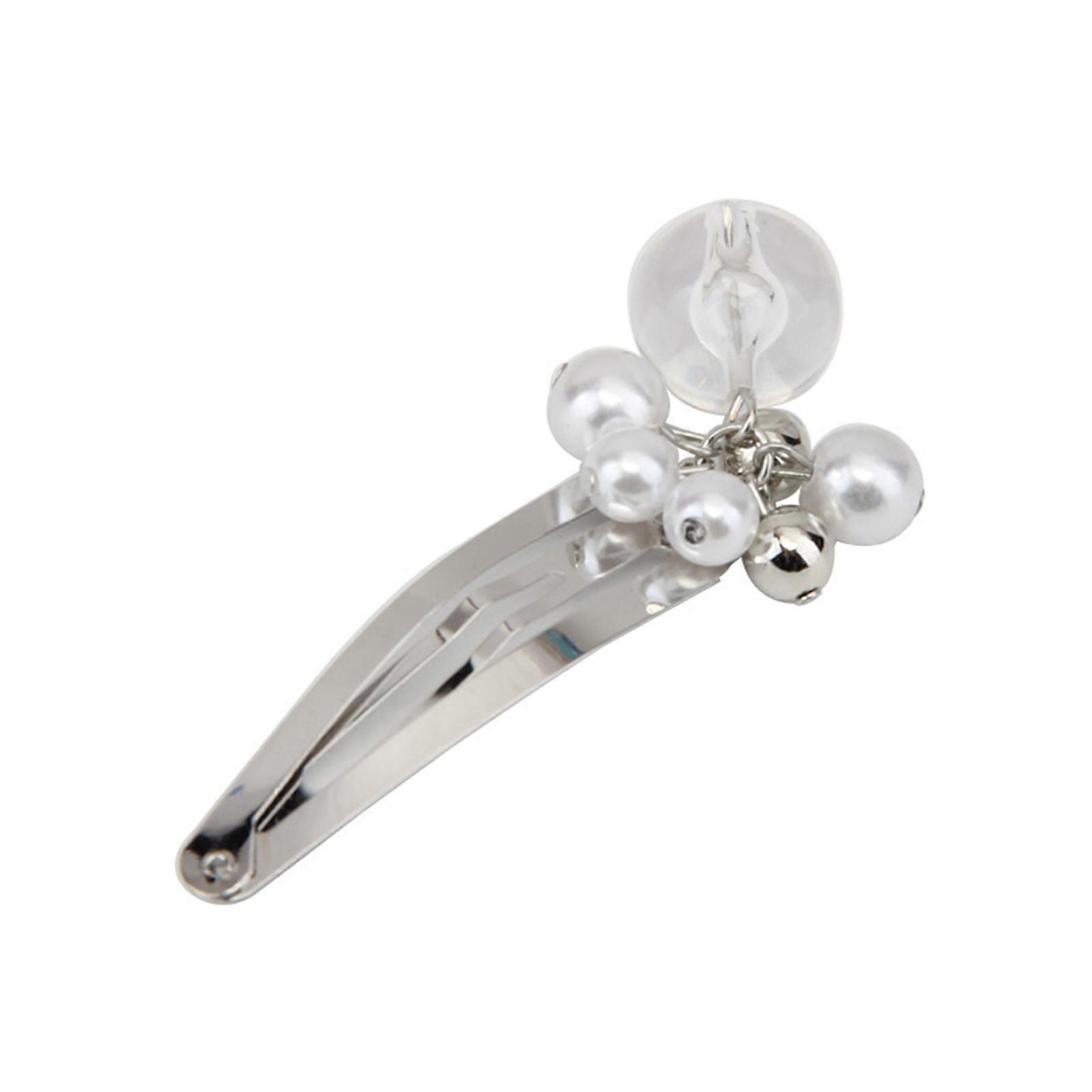 Chic Bubble Hair Clip Modern Crystal Hair Barrette Novelty Hair Accessory Hairpins Duckbill Clip Charm for Gatherings