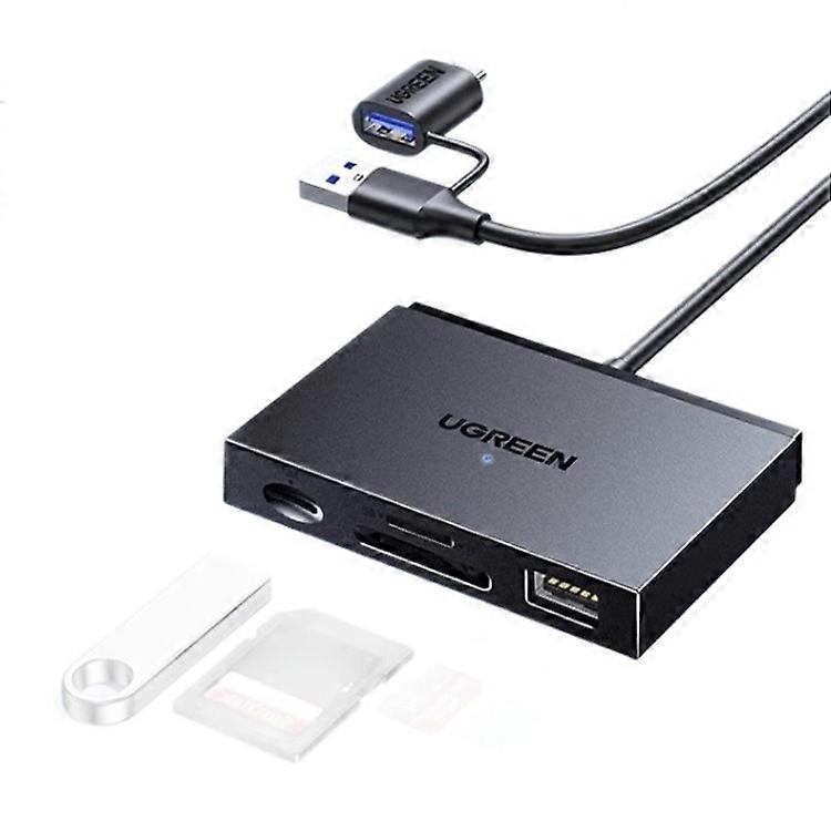UGREEN 45178 2 In 1 USB A / Type C to SD / TF / NM Card Reader Compatible For Apple / Huwei / Android