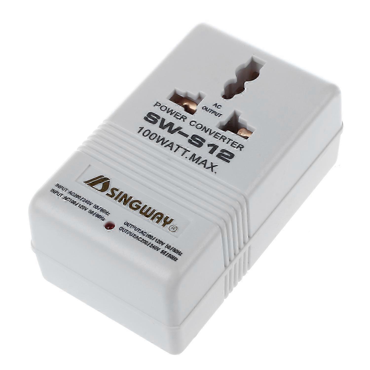 100W 110V/120V to 220V/240V Step-Up&Down Voltage Converter Transformer ...