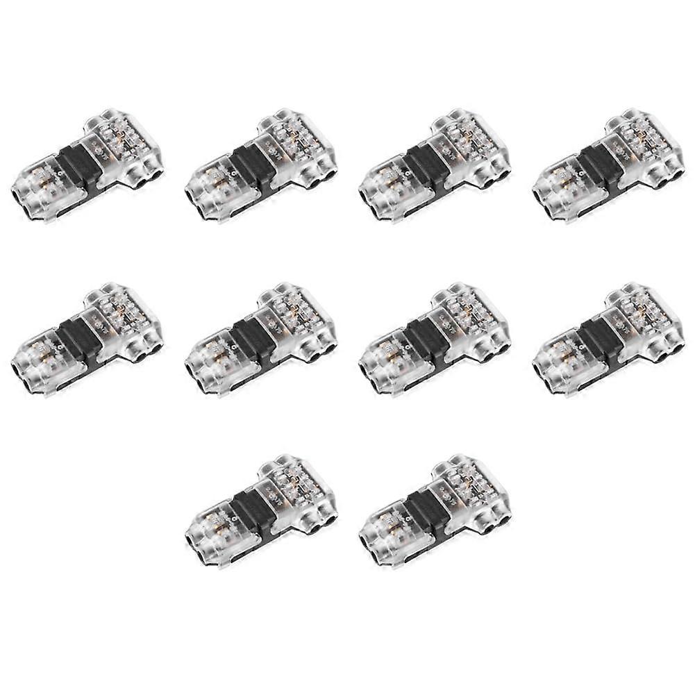 Cable Connectors Pack Of 10 Low Voltage T-Connector 2-Pin Cable Splicing Connectors