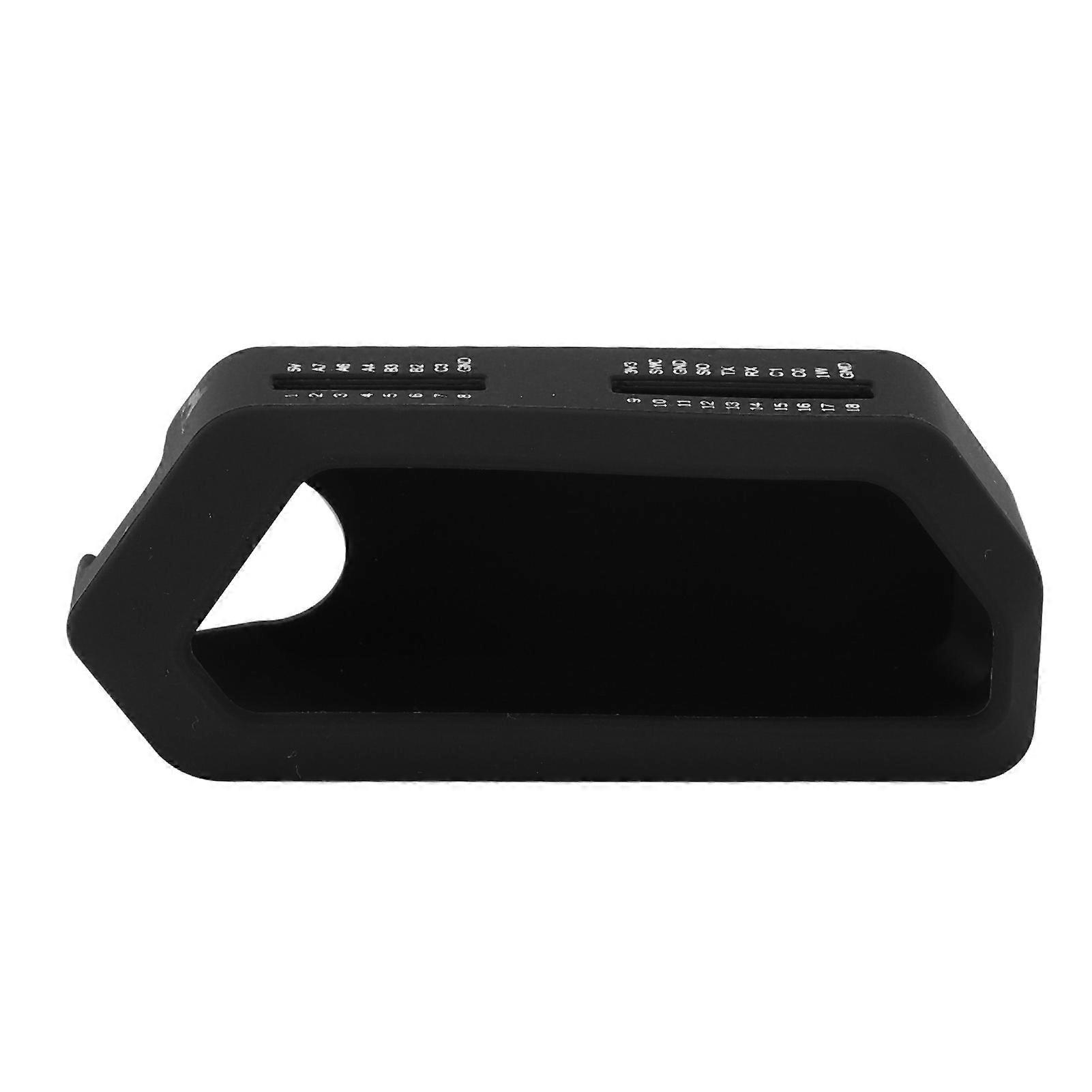 Coque en silicone pour Flipper Zero, antichoc, anti-poussière, anti-rayures, souple, étui de protection pour Flipper Zero WiFi, noir