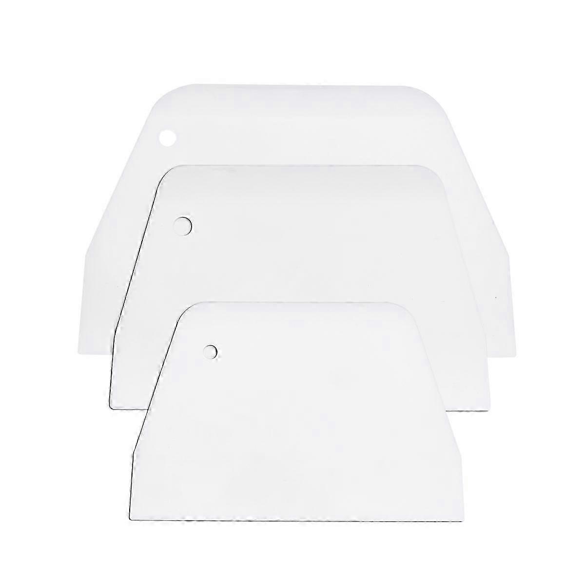 3 PCS Curved Bench Bread Scraper Cake Smoother Cake Tool Kitchen Scraper Cake Scraper Tool Icing Smo