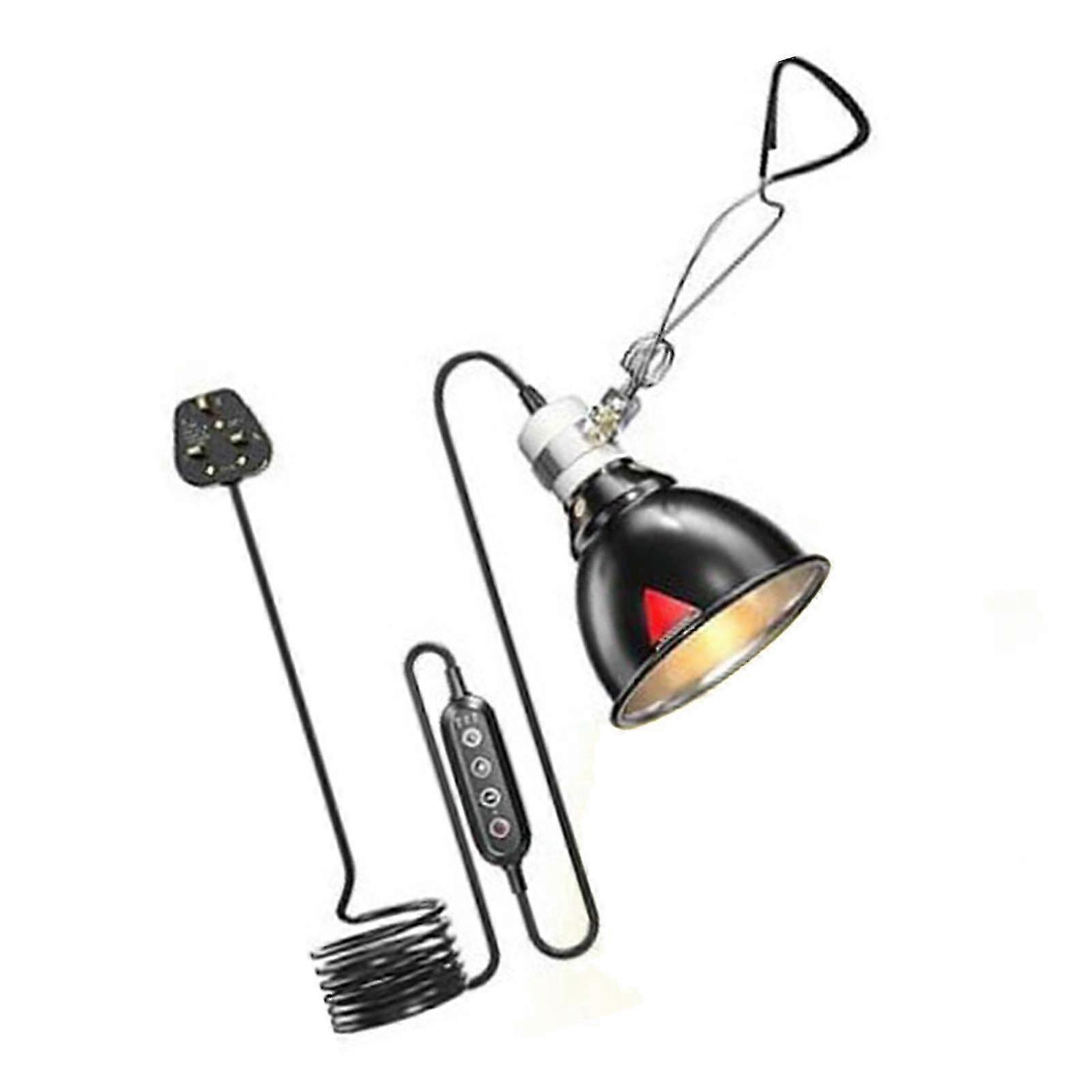 2025 Sturdy Reptile Lamp Shade Fixture for Iguanas Chameleons Basking Light, Durable Habitat Lighting