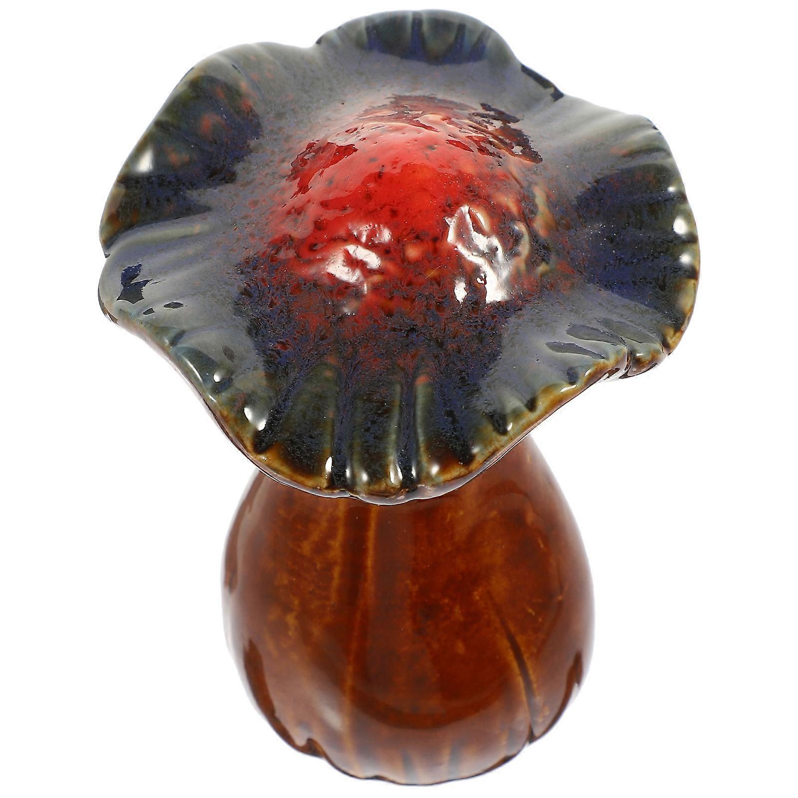Stable Ceramic Mushroom Decor, Eye-catching Detail, Perfect present Idea