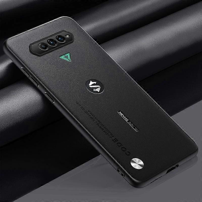 Για Xiaomi Black Shark 4 Pro Plain PU δερμάτινη ματ προστατευτική θήκη κάλυψης για BlackShark 4 Pro 4Pro αντικραδασμικό προφυλακτήρα σιλικόνης TPU