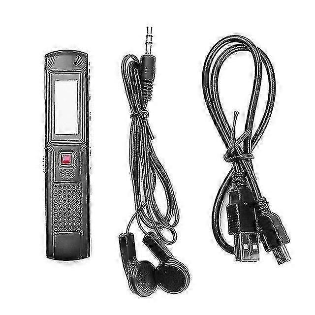 8G Voice Activated Mini Voice Recorder With Earphones And Usb-cable Wav Recorder