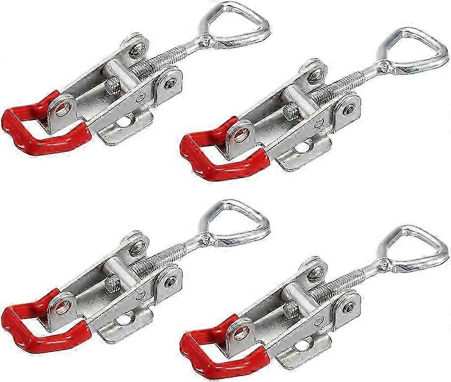 4 Pcs Toggle Catch Latches Adjustable Metal Toggle Clamp Hand Tool
