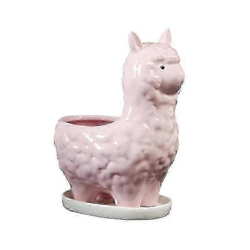 1pc Creative Alpaca Planter for Potted Plants