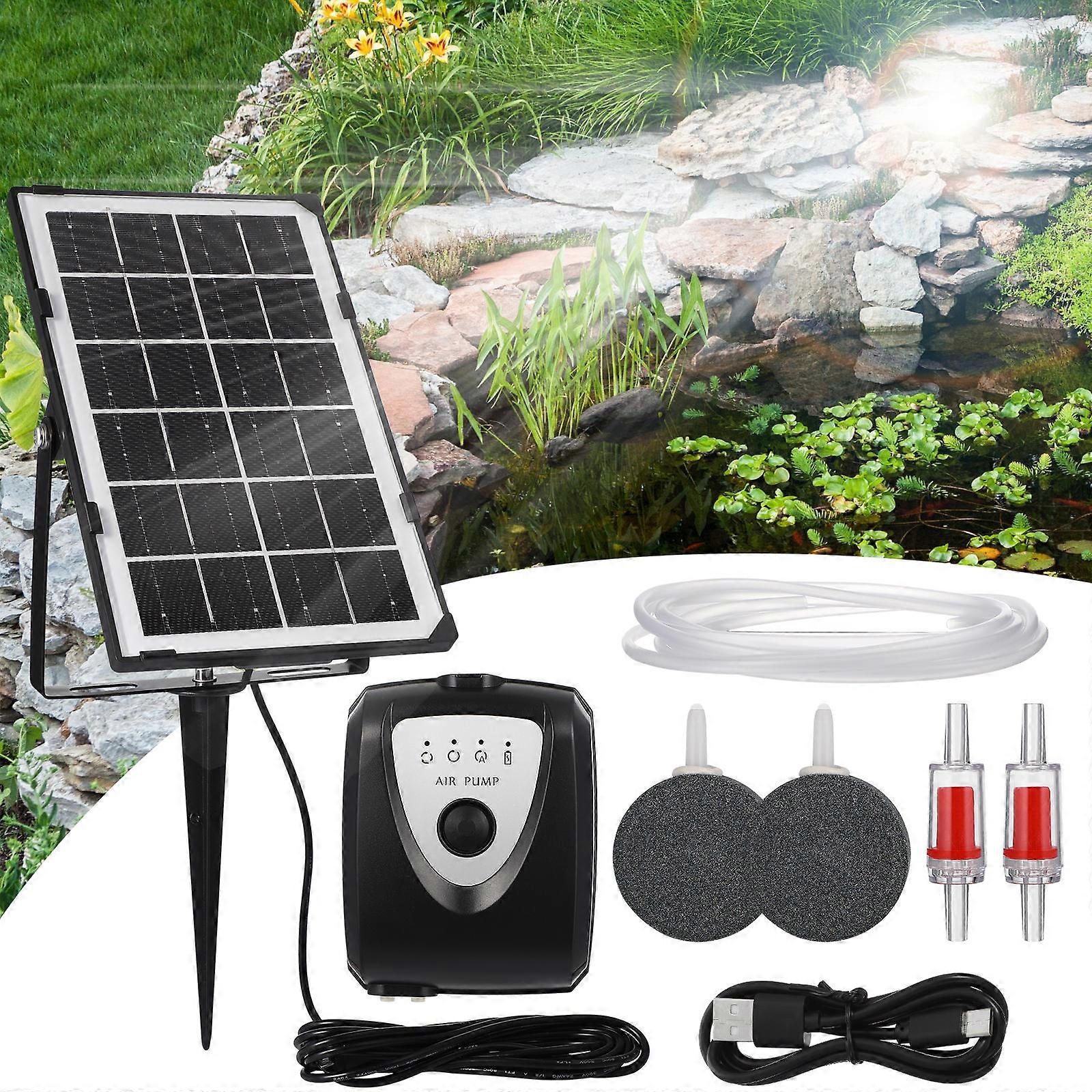 Aquarium Aerator System, Dual-Charging Air Pump for Enhanced Oxygen Flow