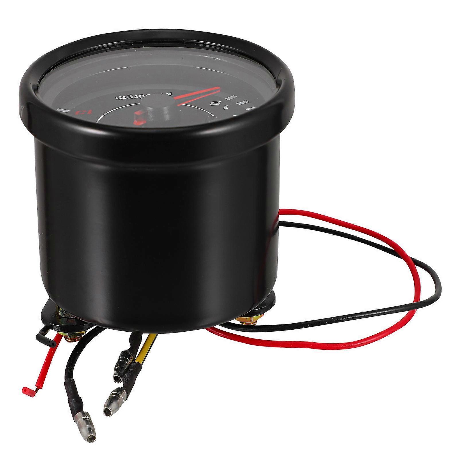 Portable Motorcycle Tachometer with Backlit Display for Motorbike Modification