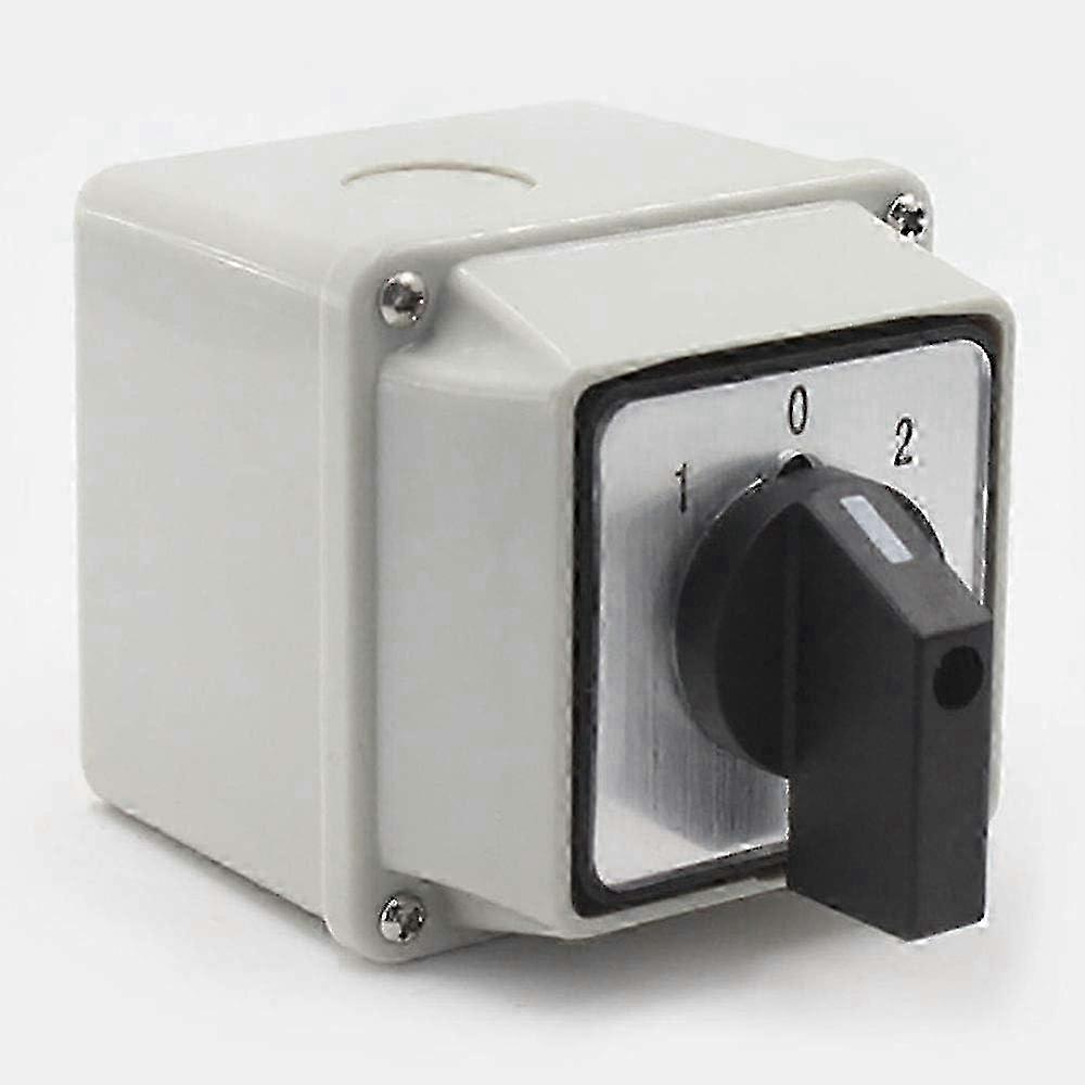 2025 8 Screw Terminal 3-Position Changeover Switch with Rotating Cam