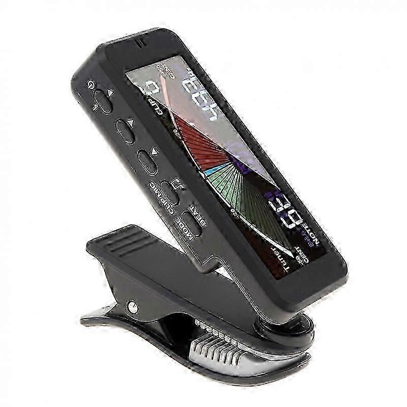 3 IN 1 Guitar Tuner Large LCD Screen Metronome Generator with Clip for Chromatic Guitar Bass Ukulele Violin