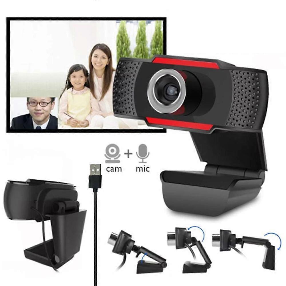 1080P HD Webcam with Noise-Reduction Mic USB2.0 Mini Camera