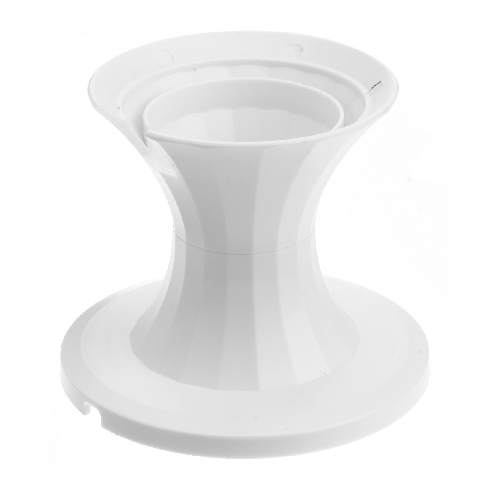 White ABS Speaker Stand for with Cable Management for Home Use 1 Piece