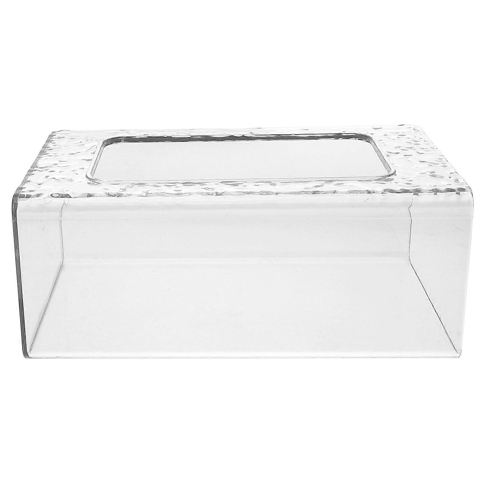 Storage Tissue Holder Facial Napkin Organizer Public Space Use Tabletop Placement 1Pcs