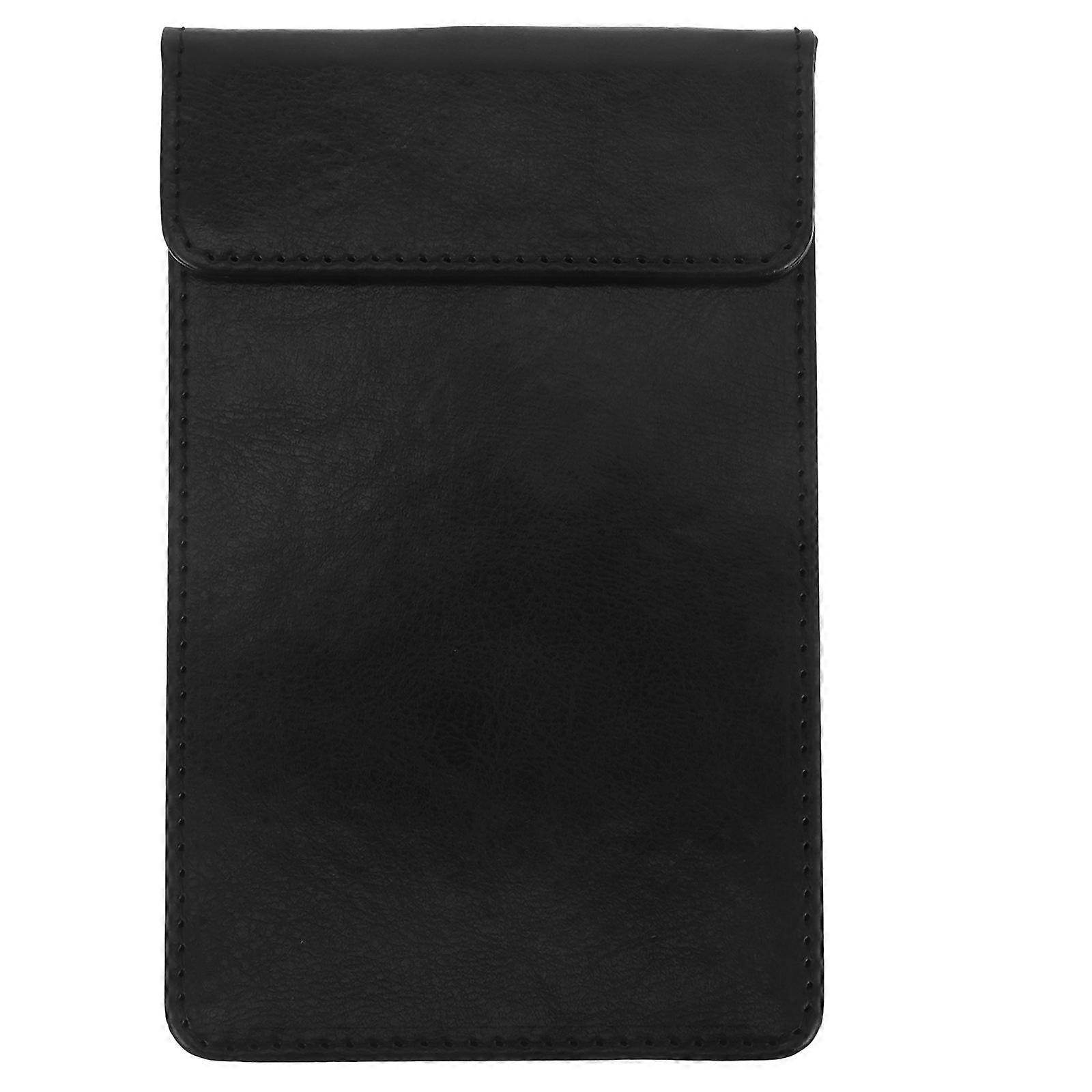 Waiter Waitress Notepad Restaurant Check Presenters Bill Holder Minimalist Design Black 1Set