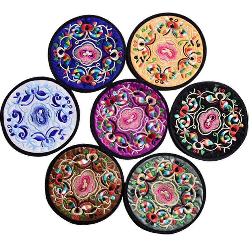 Decorative Coasters Ethnic Style Cup Mat Heat Insulation Cloth