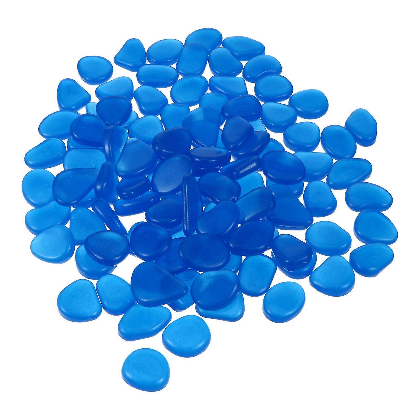 Glow in the Dark Aquarium Stones for Decoration Synthetic Material Navy Fish Tanks and Gardens