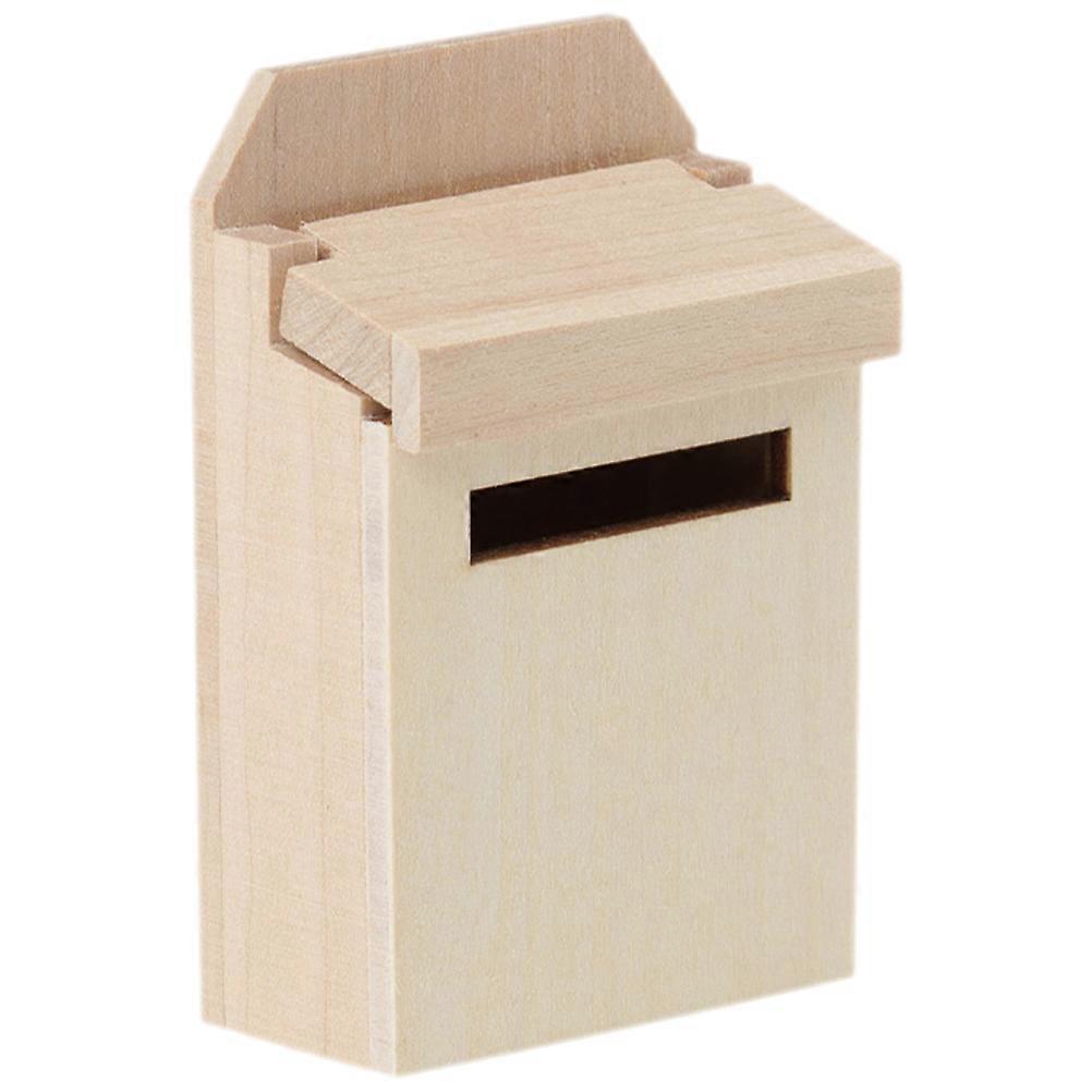 Mailbox DIY Craft Decorative Accessory for Mini House & Micro Landscape Models