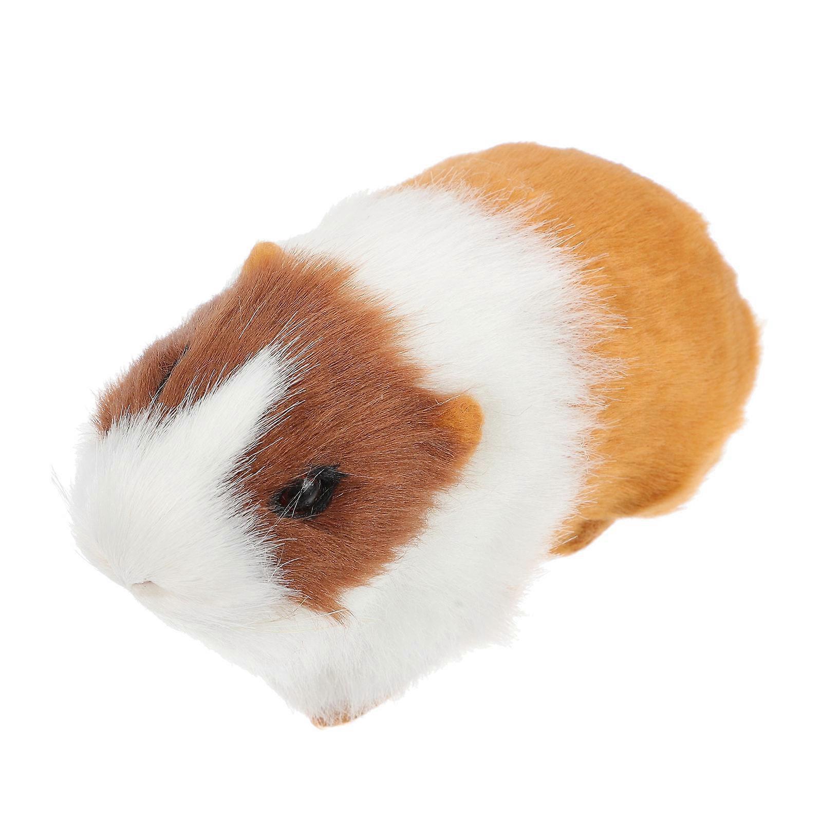 Figures Guinea Pig Shaped Cognition Desktop Decoration 12x6.5cm Synthetic 1Pack