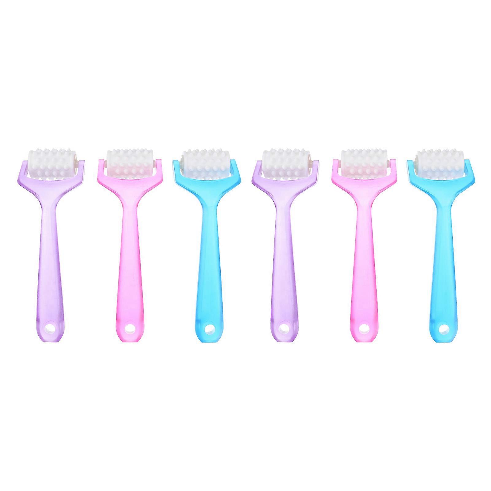 Care Facial Roller Circulation Compact Portable Style Blue 6Pcs