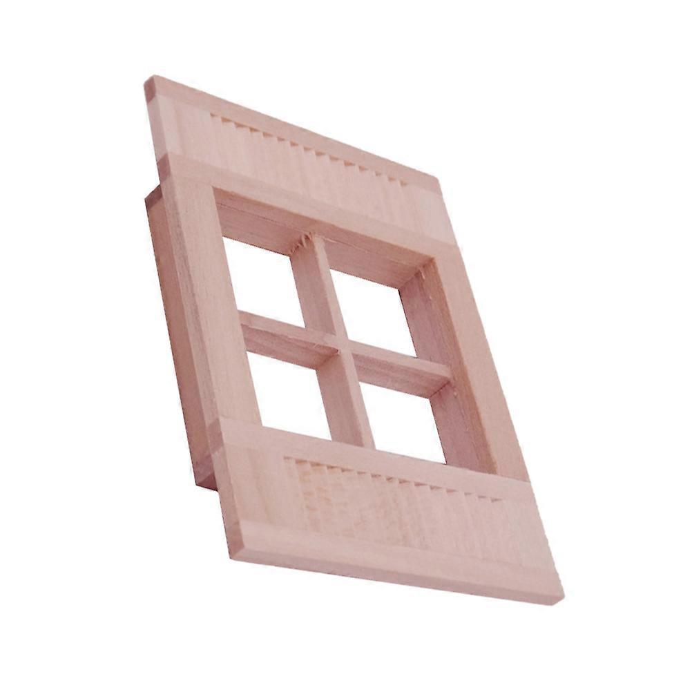 Miniature House Window Accessory, Realistic Design, Material for Miniature Furniture