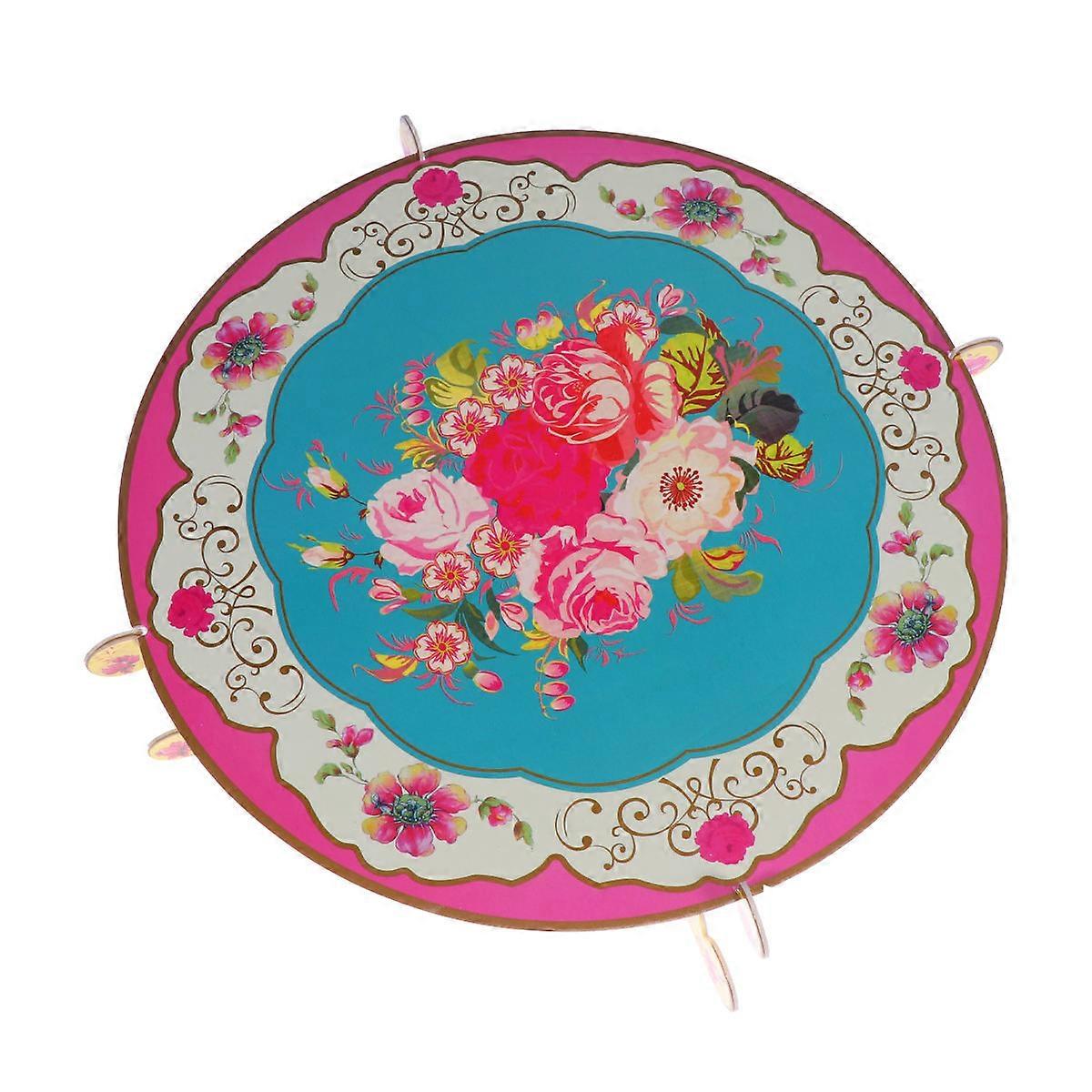 Paper Cake Stand Disposable Dessert Storage Stand for Events Multi 1 Layer 1Set