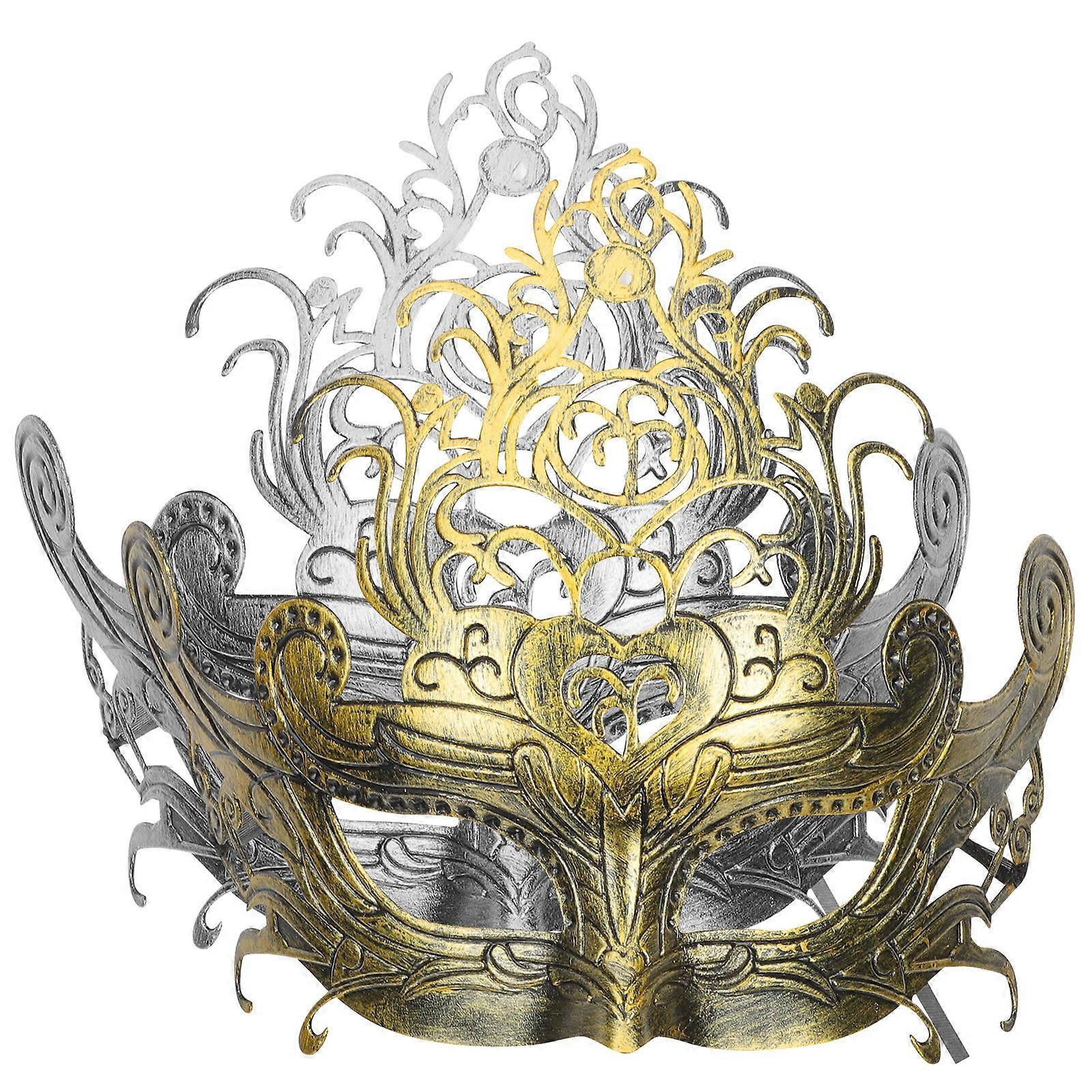 Retro Face Mask Set for Women – Vintage Masquerade Costume Party Festival Decorative Accessories, 2PCS, Safe Crafted with Fine Workmanship