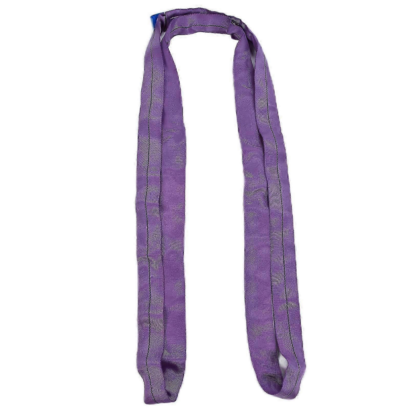 1T Round Lifting Sling Endless PES Flexible Straps High Strength Crane Rigging Accessories5 Meters