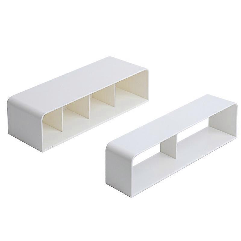 White Adjustable Wall Mounted Umbrella Stand 22.2*6.8CM 22.2*6.5CM