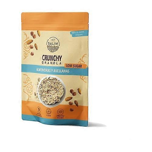 Crunchy almond and hazelnut granola, low in sugar 375 g