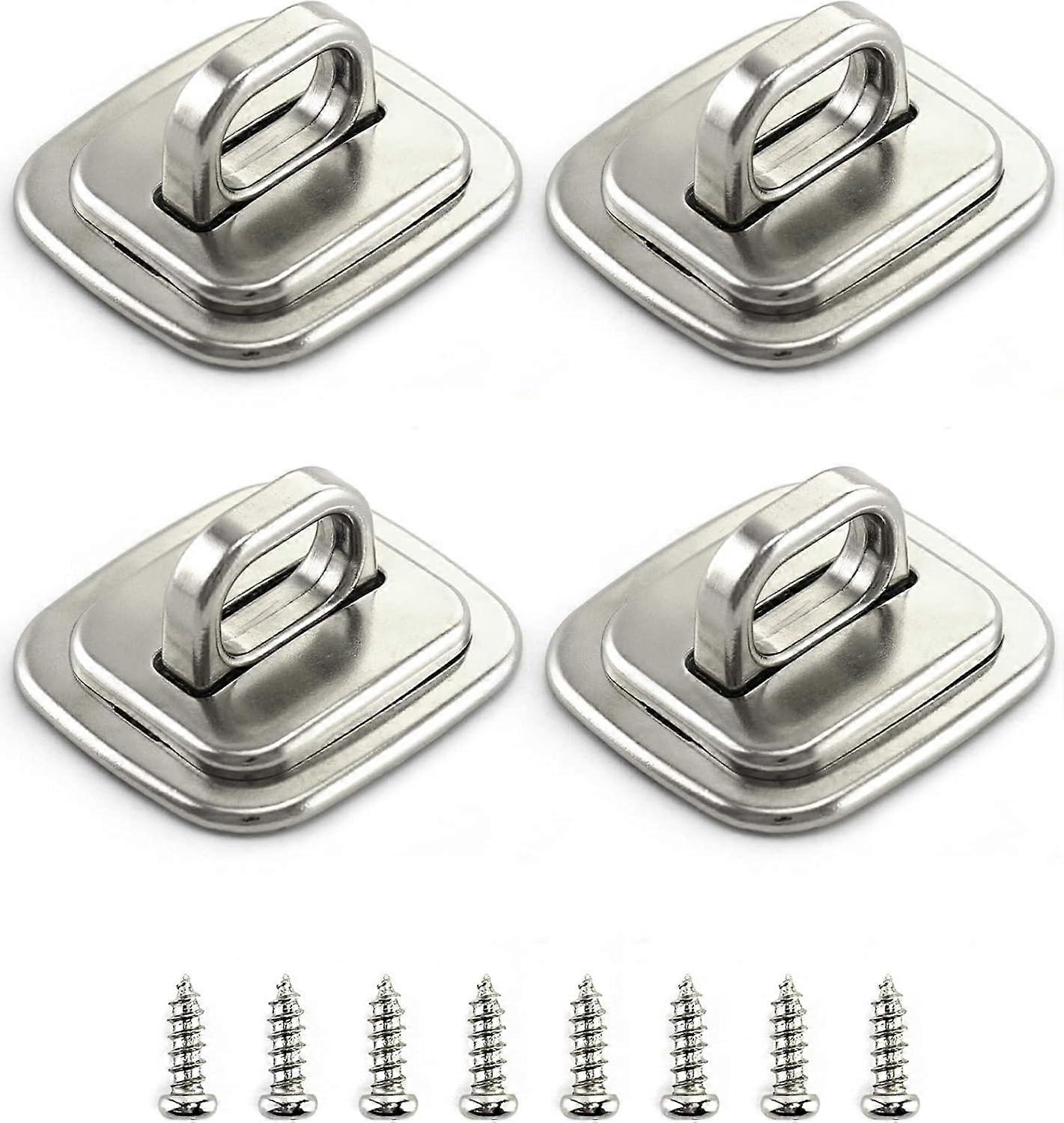 Laptop Cable Lock Anchor, 4-Pack Security Anchor Base Plate for Key or Combination Cable Lock