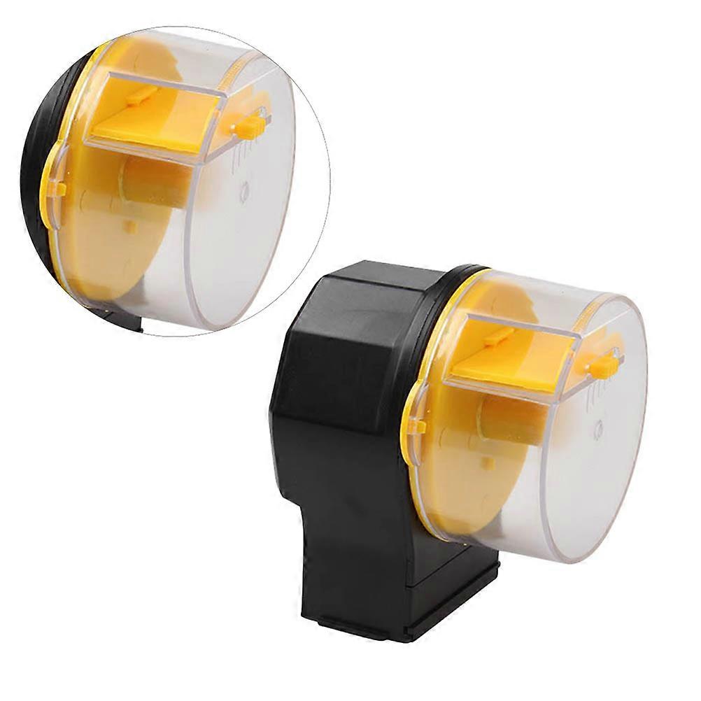Intellectualized Control Automatic Feeder for Aquarium Fish Home Use Black Plastic 13.50X8.50X7.80CM 1Pack