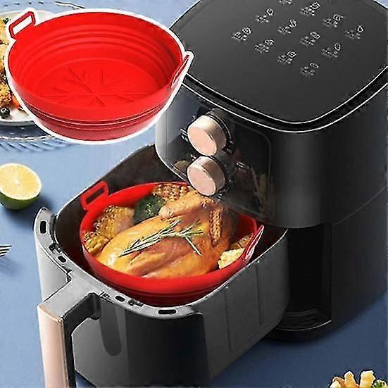 Grill Pan Double Ear Handle Cooking Not Easily Deformed Convenient Collapsible Round Baking Sheet Mat Household Supply