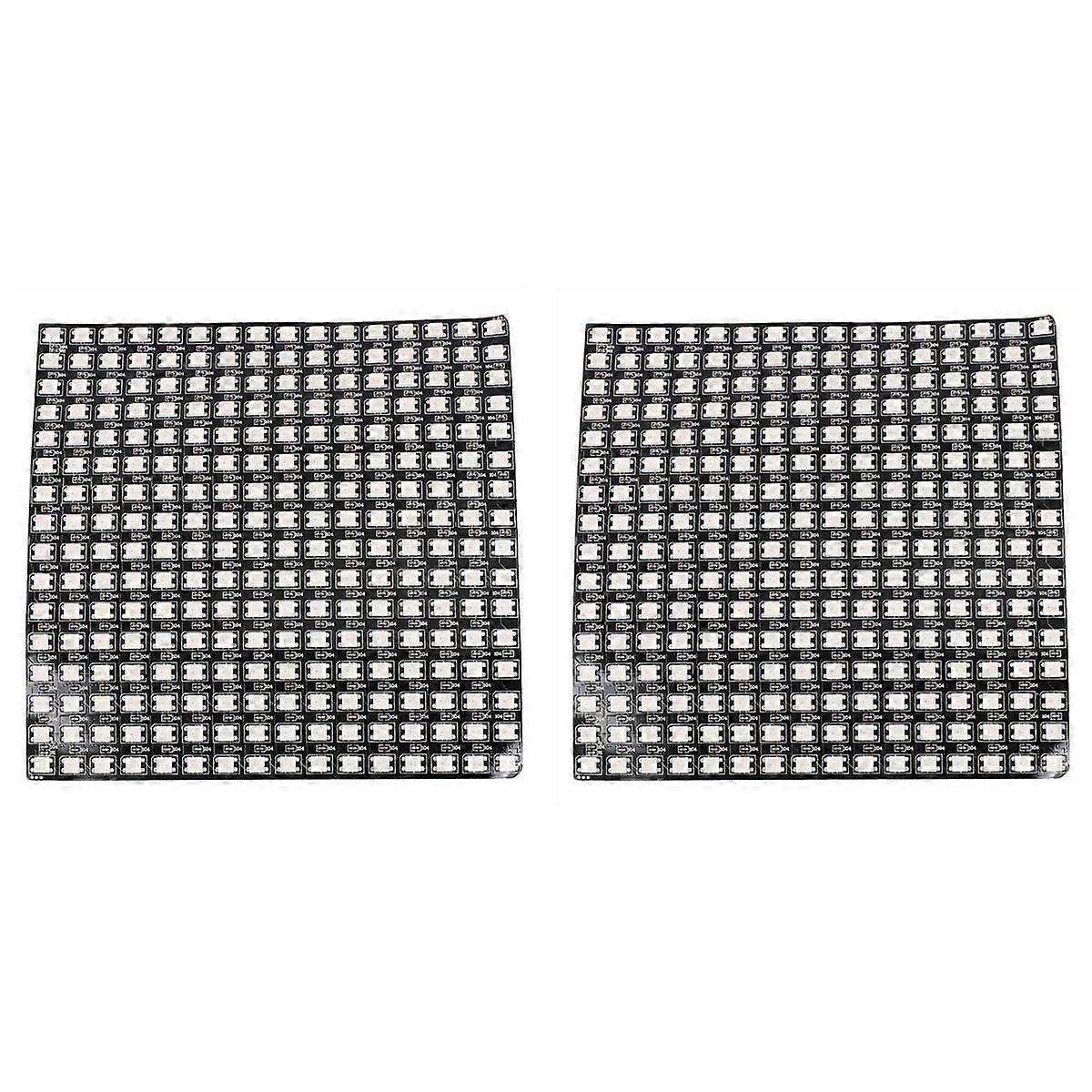 WS2812 RGB LED Matrix Panel Individually Addressable Flexible