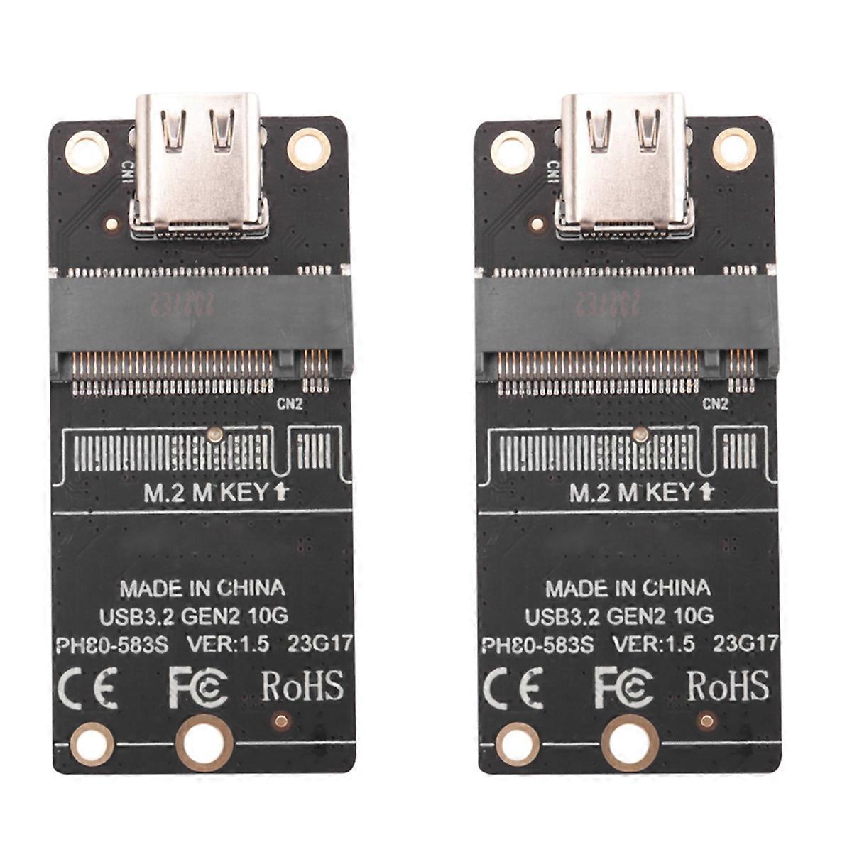 M.2 to Type-C SSD Enclosure Adapter JMS583 Chip 10Gbps