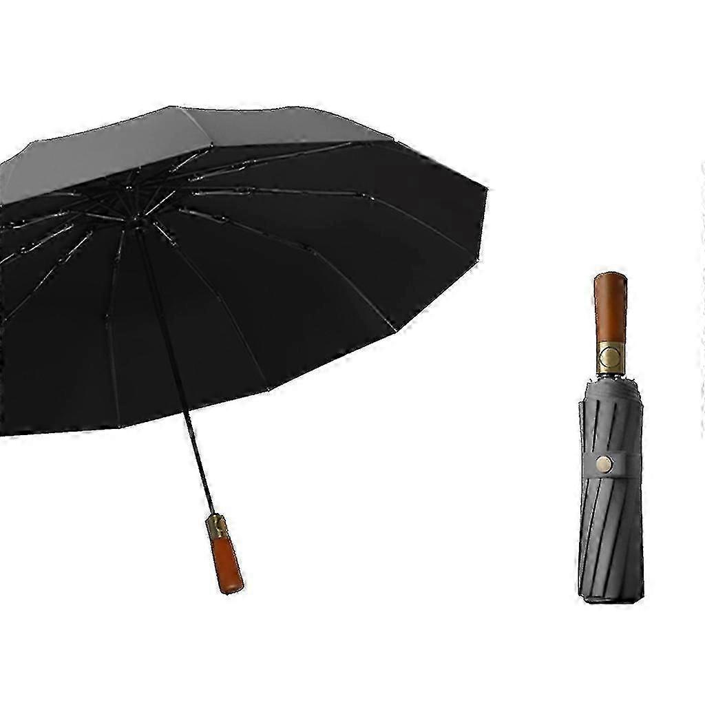 Travel Umbrella Compact Folding Umbrella Automatic Umbrella 12 Ribs Umbrella